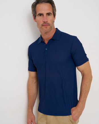 Polo de voyage 014 - Blue