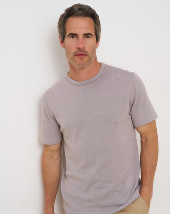 Modal mix T-shirt 042 - Taupe