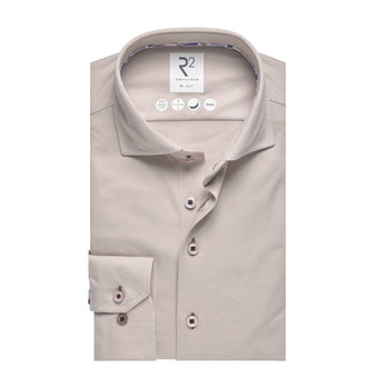Travel shirt dobby 045 - Beige