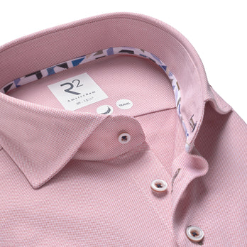 Travel shirt dobby 099 - Coral