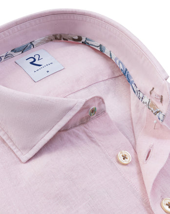 Leinenmischung-Hemd 088 - Light pink