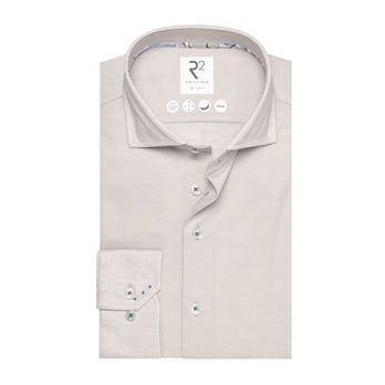 Travel shirt linen blend 045 - Beige