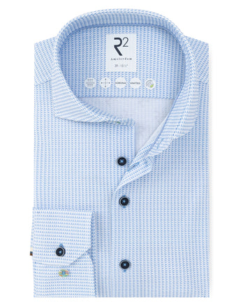 Travel shirt sorona 018 - Light blue
