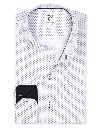 Chemise en coton imprimé 010 - Navy