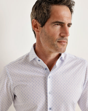 Extra lange mouwen. Travel overhemd Sorona 018 - Light blue