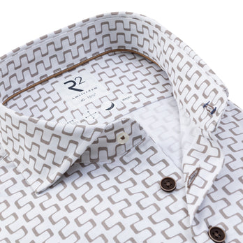 Extra long sleeves. Travel shirt sorona 045 - Beige