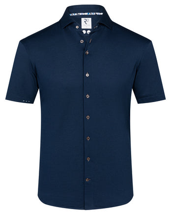 Travel shirt short sleeve 010 - Navy