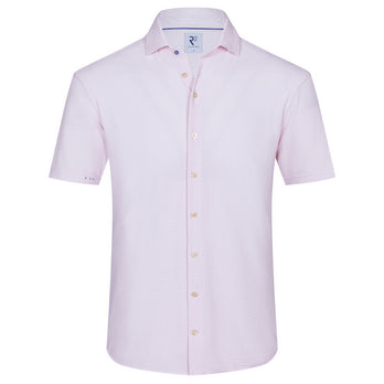 Chemise seersucker manches courtes 087 - Pink