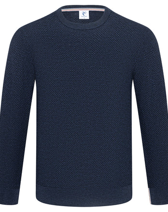 Merinowol crew neck 010 - Navy