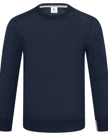 Merinowol crew neck 010 - Navy