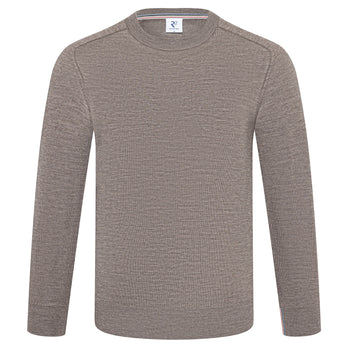 Merinowoll Crew Neck 042 - Taupe