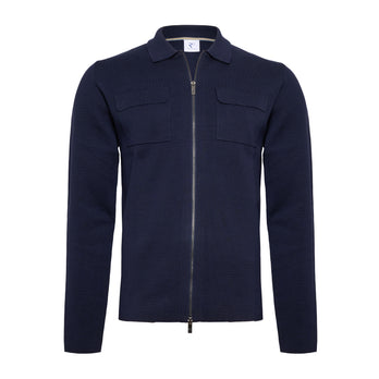 Modal blend overshirt 010 - Navy