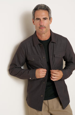 Overshirt chevrons 041 - Brown