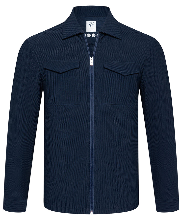 Zip overshirt 010 - Navy