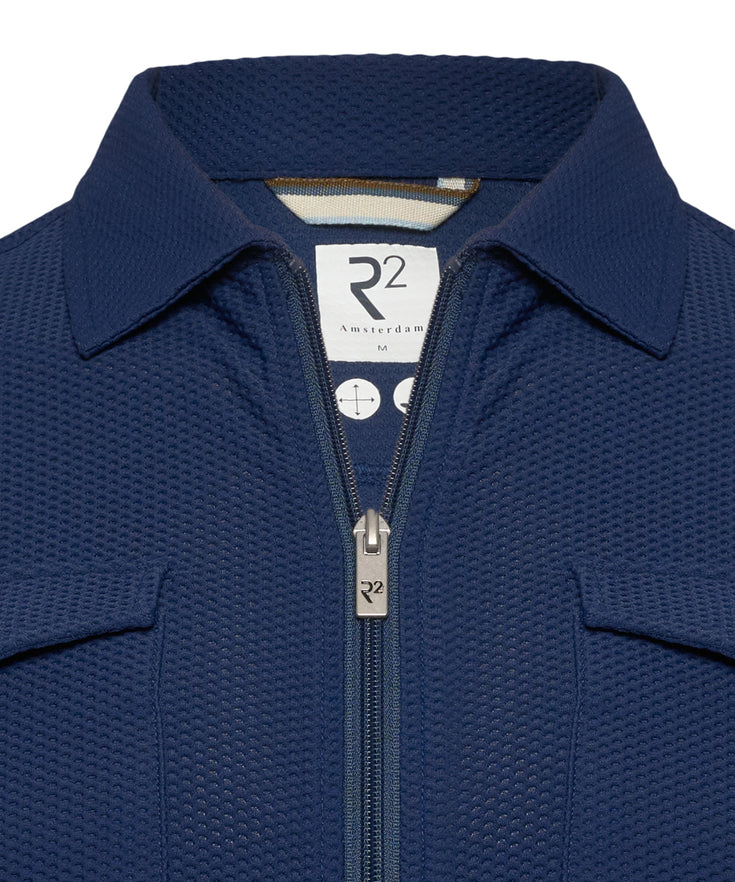 Zip overshirt 014 - Blue