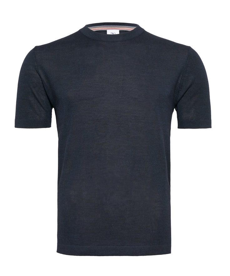 Merino wool T-shirt 010 - Navy