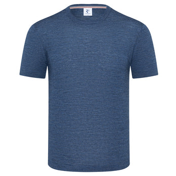 Merino wool T-shirt 014 - Blue