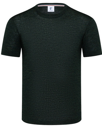 Merinowol T-shirt 070 - Dark green