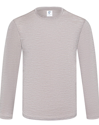 T-shirt stretch en laine 045 - Beige