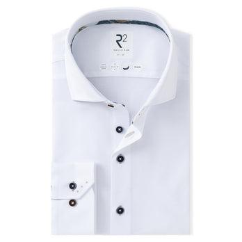 Dobby travel overhemd 004 - White