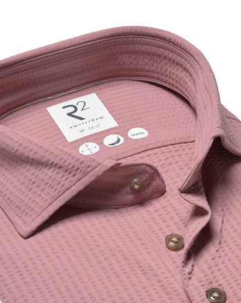 Seersucker shirt 084 - Mauve