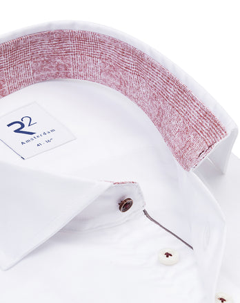 Organic 2-ply cotton shirt 004 - White