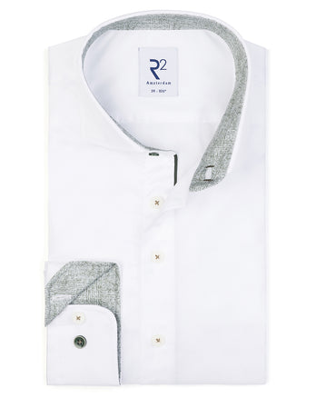 Organic 2 PLY cotton shirt 004 - White