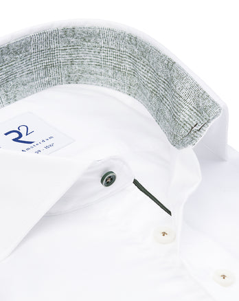 Organic 2 PLY cotton shirt 004 - White