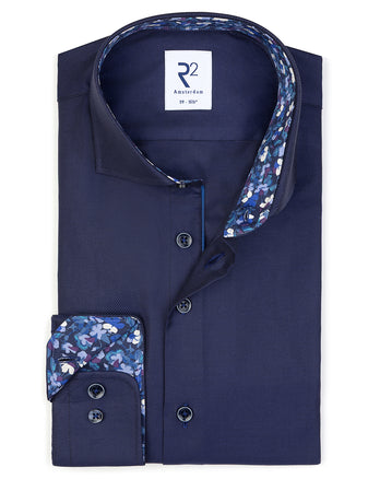 Cotton shirt 010 - Navy
