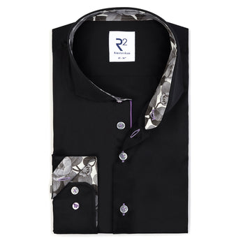 Bio 2-Ply Baumwollhemd 099 - Black