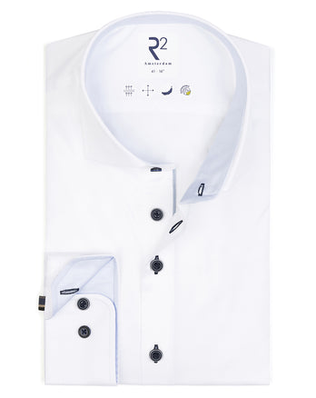 Chemise coton bio 2-ply 004 - White