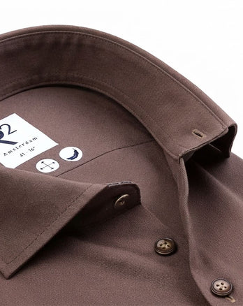 2 PLY cotton shirt 042 - Taupe