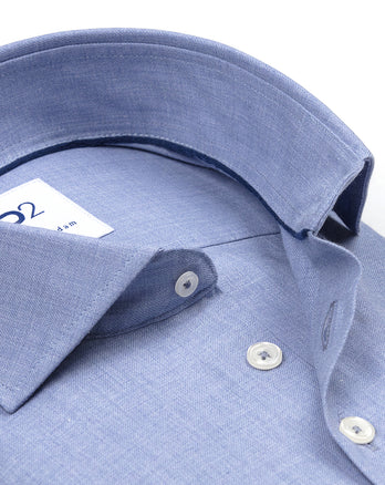Baumwollhemd 019 - Vintage blue