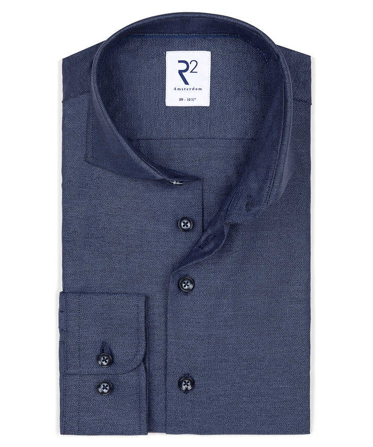 Baumwollhemd 010 - Navy