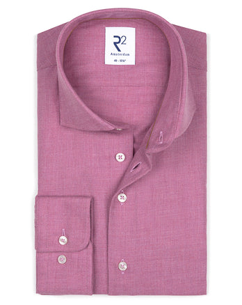 Fischgrat Baumwollhemd 087 - Pink