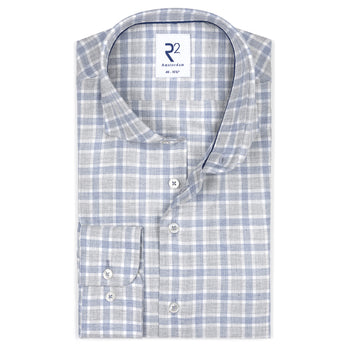Lyocell blend shirt 018 - Light blue