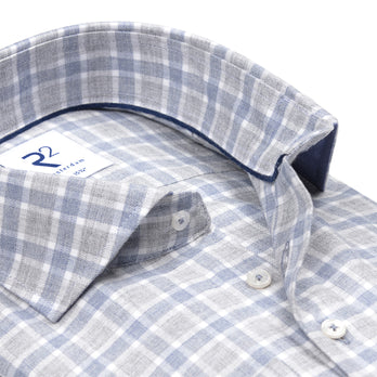 Lyocell blend shirt 018 - Light blue