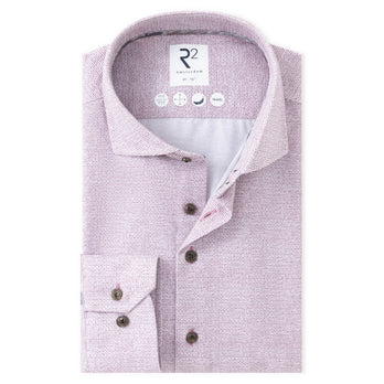 Extra lange mouwen. Sorona mix travel overhemd 084 - Mauve