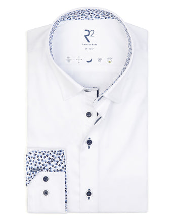 2-PLY Hemd aus Bio-Baumwolle White