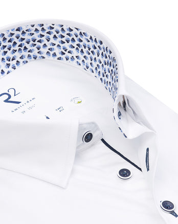 2-PLY Hemd aus Bio-Baumwolle White