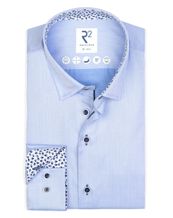 2-PLY Hemd aus Bio-Baumwolle Light Blue