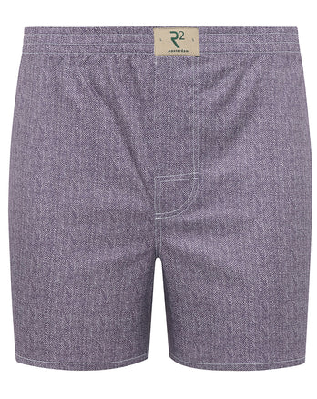 Boxershort met visgraatmotief Multicolour