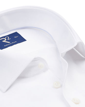 Strijkvrij katoenen overhemd 004 - White
