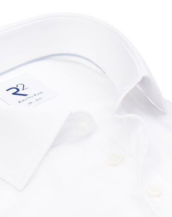 Bügelfreies Baumwollhemd 004 - White