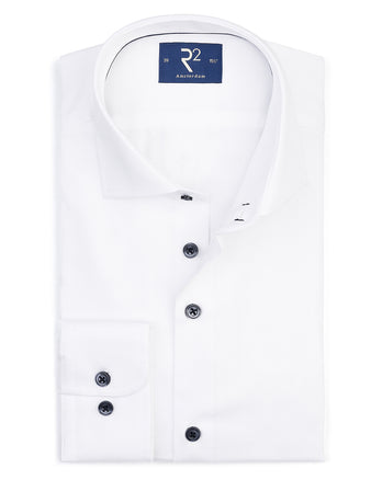 Strijkvrij katoenen overhemd 004 - White