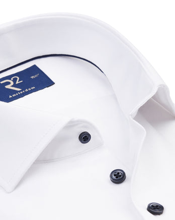 Strijkvrij katoenen overhemd 004 - White