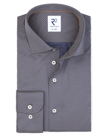 Non-iron cotton shirt poplin 028 - Grey