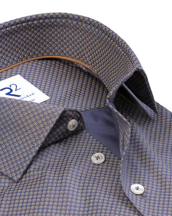 Non-iron cotton shirt poplin 028 - Grey