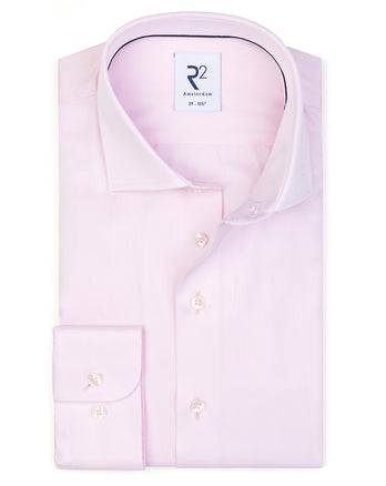 Non-iron cotton shirt dobby 088 - Light pink