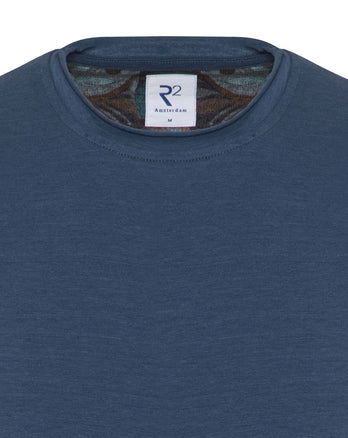 Blauw t-shirt met lange mouwen Navy